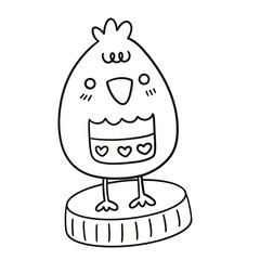 Cute Spring easter outlying doodles 