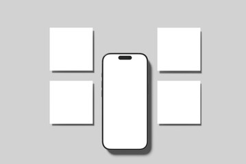 Sosial Media Blank Mockup