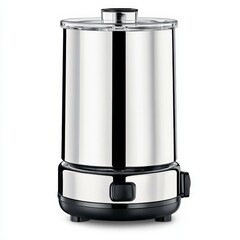 Modern Stainless Steel Electric Warming Appliance, Generative AI.