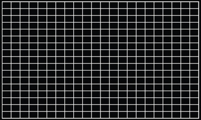 Horizontal grid square graph line page, mockup empty squared grid graph, paper grid square graph line texture of note book blank for notes - stock vector .