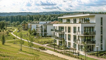 Obraz premium house on the hill