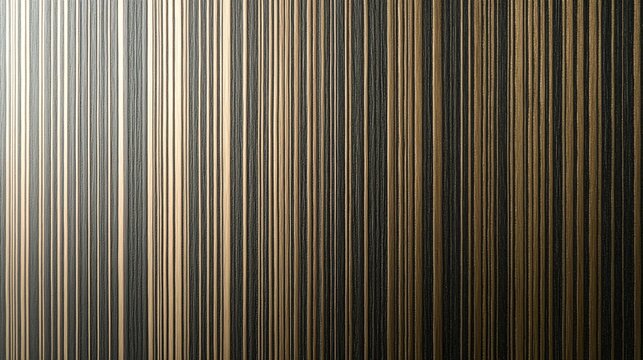 Abstract Vertical Lines Pattern with Gold and Black Stripes Texture