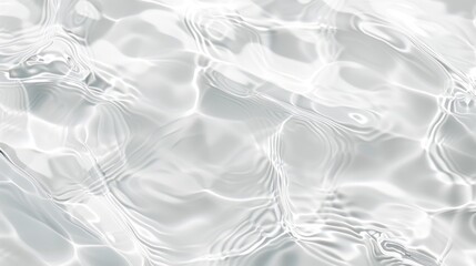 Fototapeta premium The image is of a body of water with a shiny, reflective surface