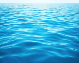 Naklejka premium Calm ocean background, water ripples in sunlight, seascape for meditation or peaceful visuals