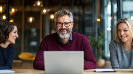 Professionals Engaged in High Energy Brainstorming Session
