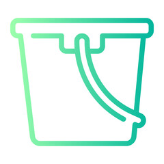 bucket gradient icon