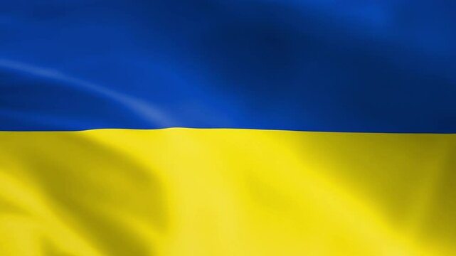 ukraine flag looping animation