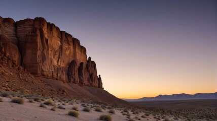 mountains in the distance with a desert area in the foreground