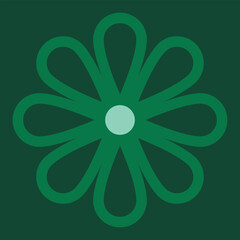 geometric Ramadan ornaments set icon