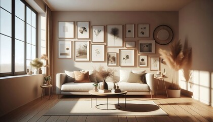 Fototapeta premium modern living room interior