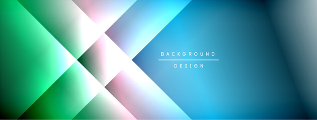 Colorful gradient with lines made of shadow and light. Creative background