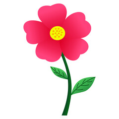 Flower vector illustration isolated