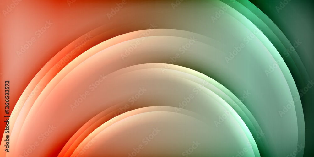 Aufkleber dynamic shadow lines geometric shapes