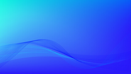 Obraz premium abstract blue wave background