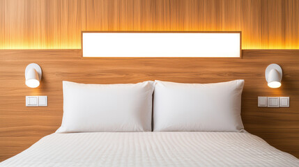 Elderly Accessible Design Concept, Modern Accessible Bedroom Design Featuring Lower Bed Frame with Soft White Bedding and Welcoming Ambiance