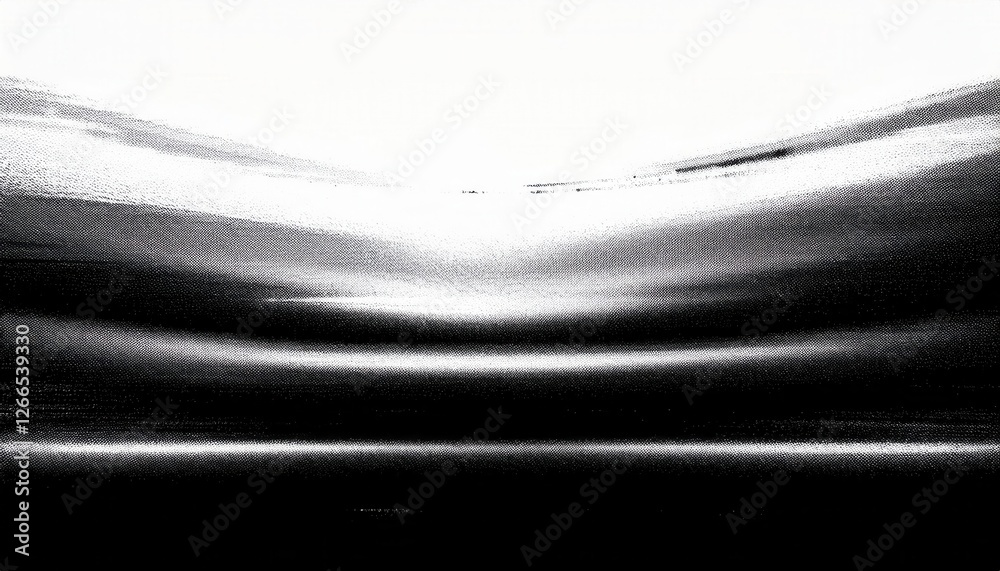 Leinwandbilder black and white abstract motion blur with digital distortion creating dynamic contrast and texture in visual art design