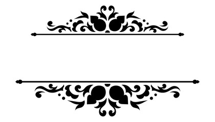 Vintage ornamental frame and border design. © PARINYAS