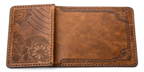 Earthy Tone Brown Leather Embossing, textured leather embossing, earthy tone brown leather embossing