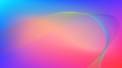 Naklejka premium abstract background with rainbow