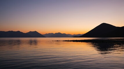 mountains are in the distance