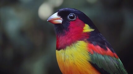 colorful rainbow lorikeet