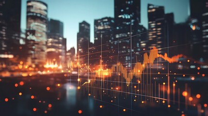 night view of the city