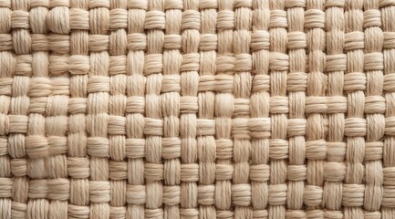 Close-up of textile material with woven pattern for backdrop, textile design, and interior design
