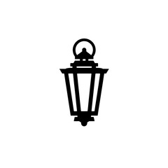 Classic Lantern Silhouette: A simple yet elegant silhouette of a traditional lantern, perfect for adding a touch of old-world charm to any design project.  