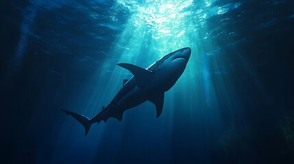 Obraz premium shark in the sea