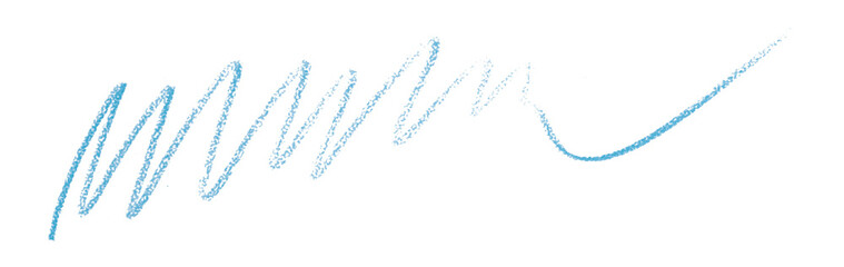 light blue pencil strokes isolated on transparent background