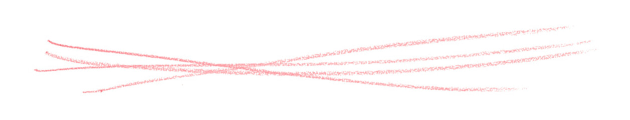 pink pencil strokes isolated on transparent background
