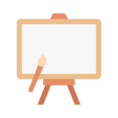 Painting flat color, mini illustration icon. use for modern concept, print, UI, UX kit, web and app development. Vector EPS 10, related to entertainment, festival, funfair and hobbies.