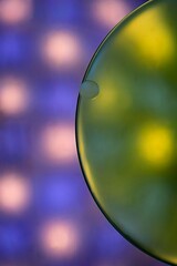 A Macro shot of bubbles