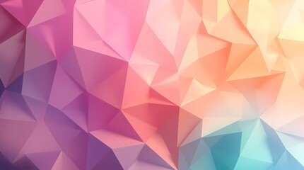 Obraz premium 3d Low Poly Background. Abstract Triangular Gradient Background.
