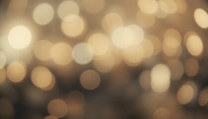 Obraz premium Warm Golden Bokeh Lights Background Image