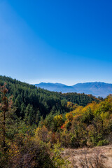 mountain landscape in autumn