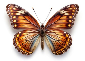 Fototapeta premium High-resolution Pieridae butterfly photos; isolated white backgrounds, close-up wing details.