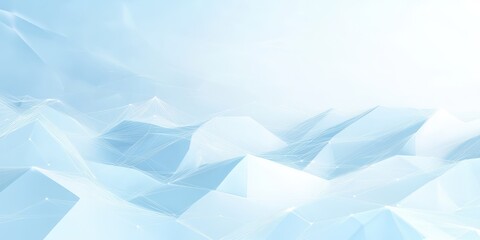 Obraz premium Abstract polygonal landscape with connected dots and lines