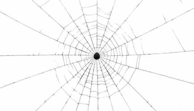 Intricate Spiderweb Close Up Detailed Orb Weaver s Web Texture Halloween Background