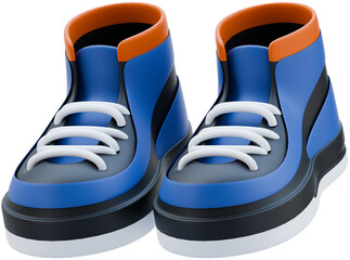 Basketball Shoes 3D Illustration