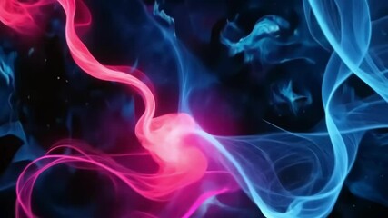 Colorful swirling patterns create a captivating visual experience in deep space imagery