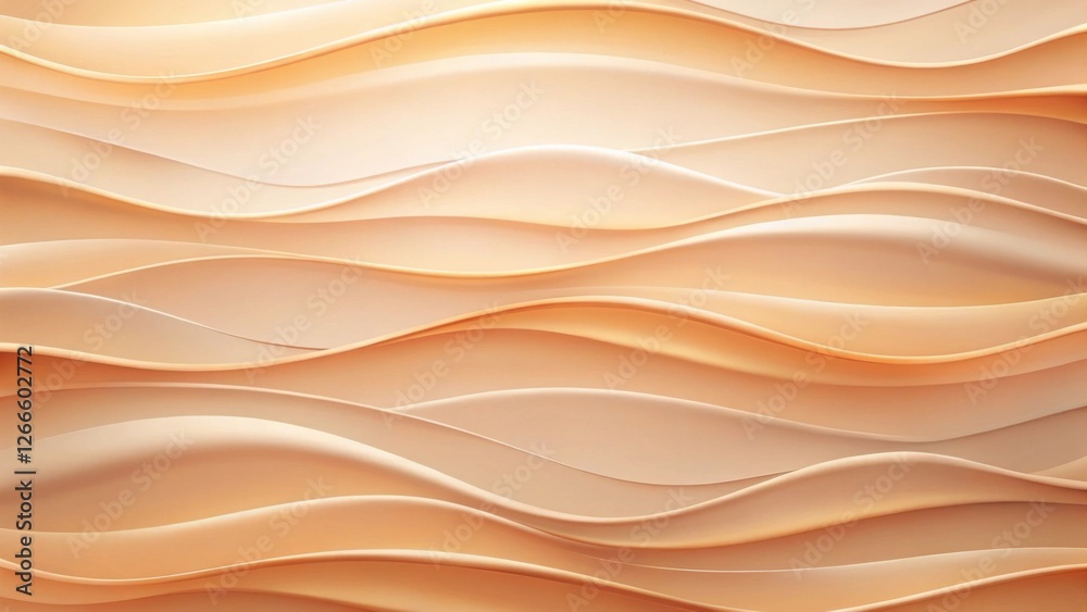 Leinwandbilder abstract golden hues soft, flowing waves of warm color and gentle undulation in a seamless pattern d