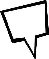 Hand Drawn Bubble Chat Icon