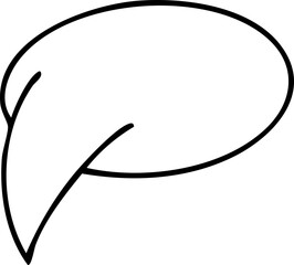 Hand Drawn Bubble Chat Icon