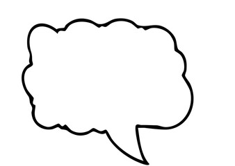 Hand Drawn Bubble Chat Icon