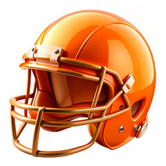 Fototapeta premium football helmet isolated on white