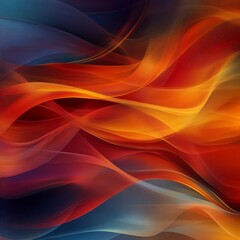 Obraz premium Vibrant Abstract Composition, Generative AI