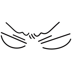 Cute cartoon face characters, comic and animation 