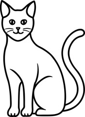 Cat LIne Art