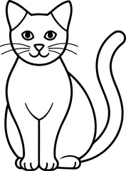 Cat LIne Art